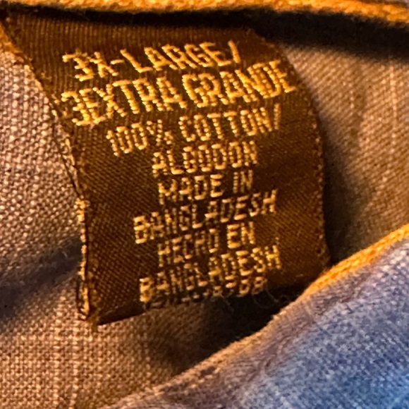 Manhattan Dress Short XXL Men Button Down Shirt Stripes XXXL 3XL - Picture 5 of 8